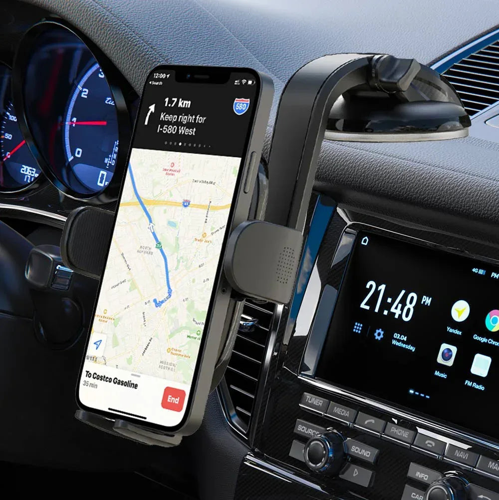 Universal Suction Phone Car Mount Dashboard - Snagva