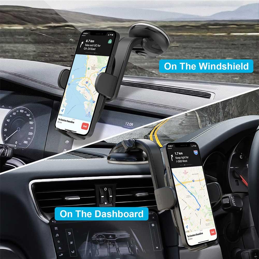 Universal Suction Phone Car Mount Dashboard - Snagva