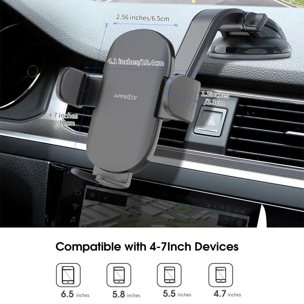 Universal Suction Phone Car Mount Dashboard - Snagva