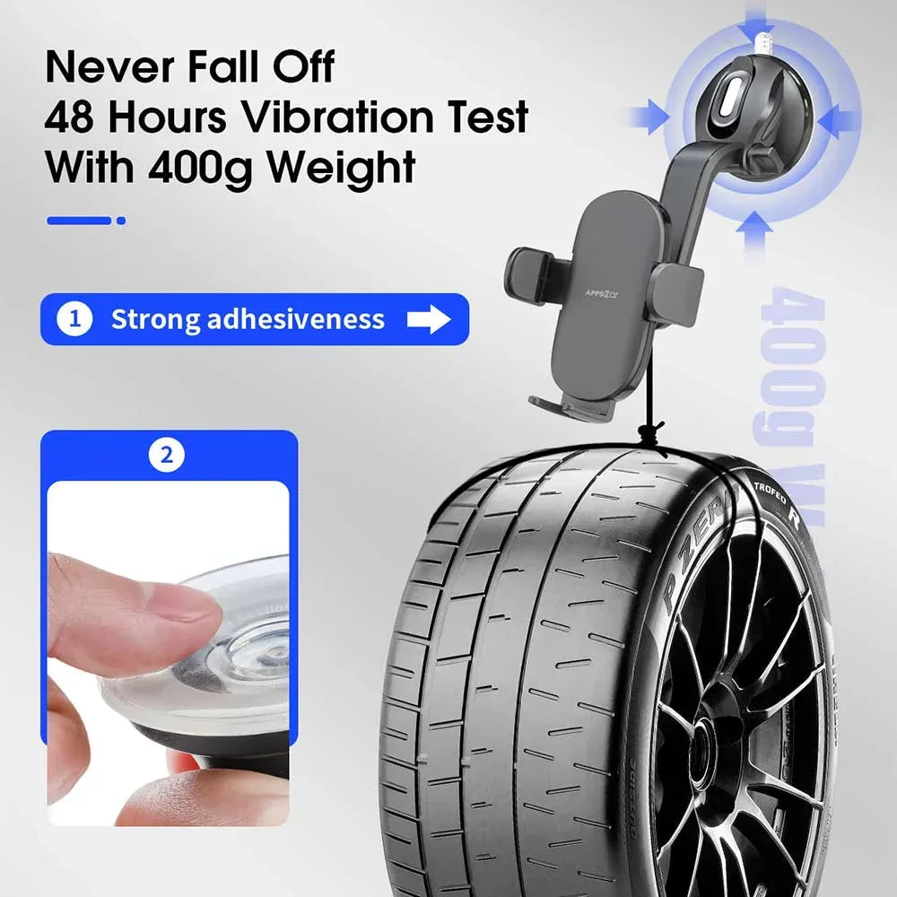 Universal Suction Phone Car Mount Dashboard - Snagva
