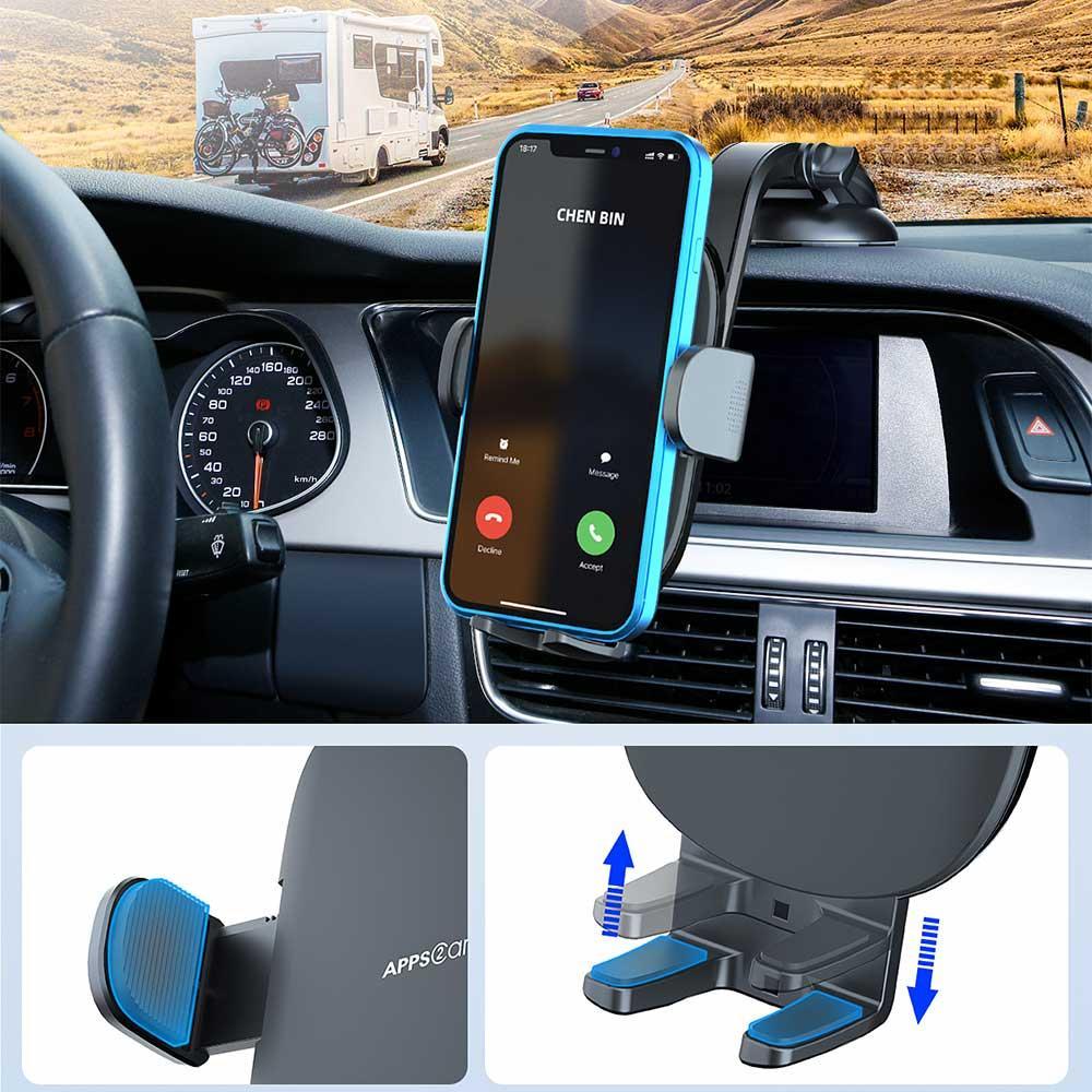 Universal Suction Phone Car Mount Dashboard - Snagva