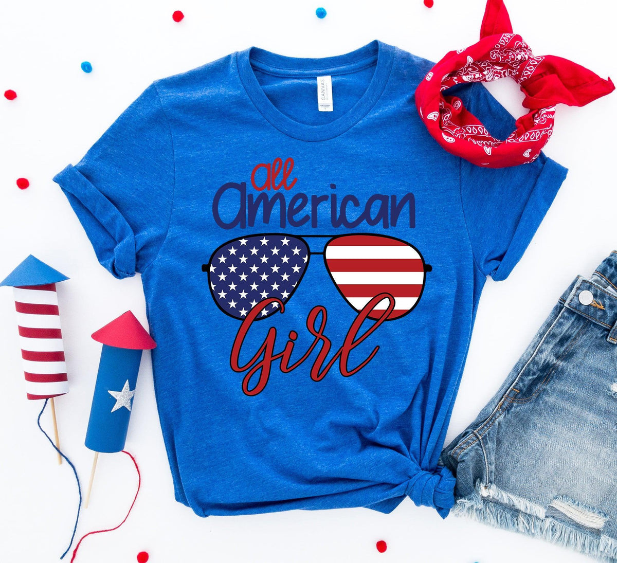 All American Girl T-shirt - Snagva