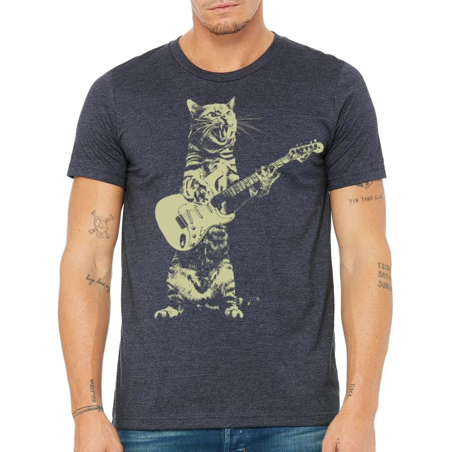 Cat Playing Guitar - Snagva