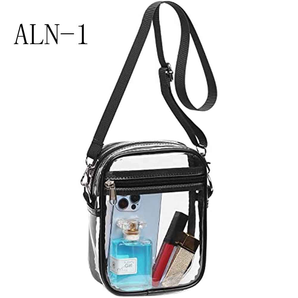 Clear Bag Stadium Approved, Adjustable Strap Clear Crossbody Bag