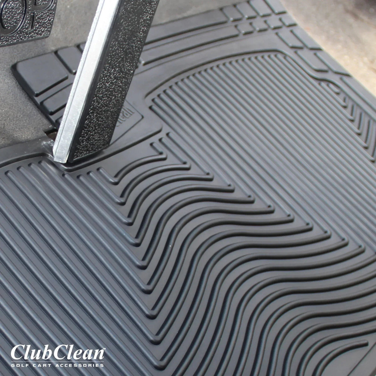 Club Clean Rubber Cart Floor Mat - Snagva