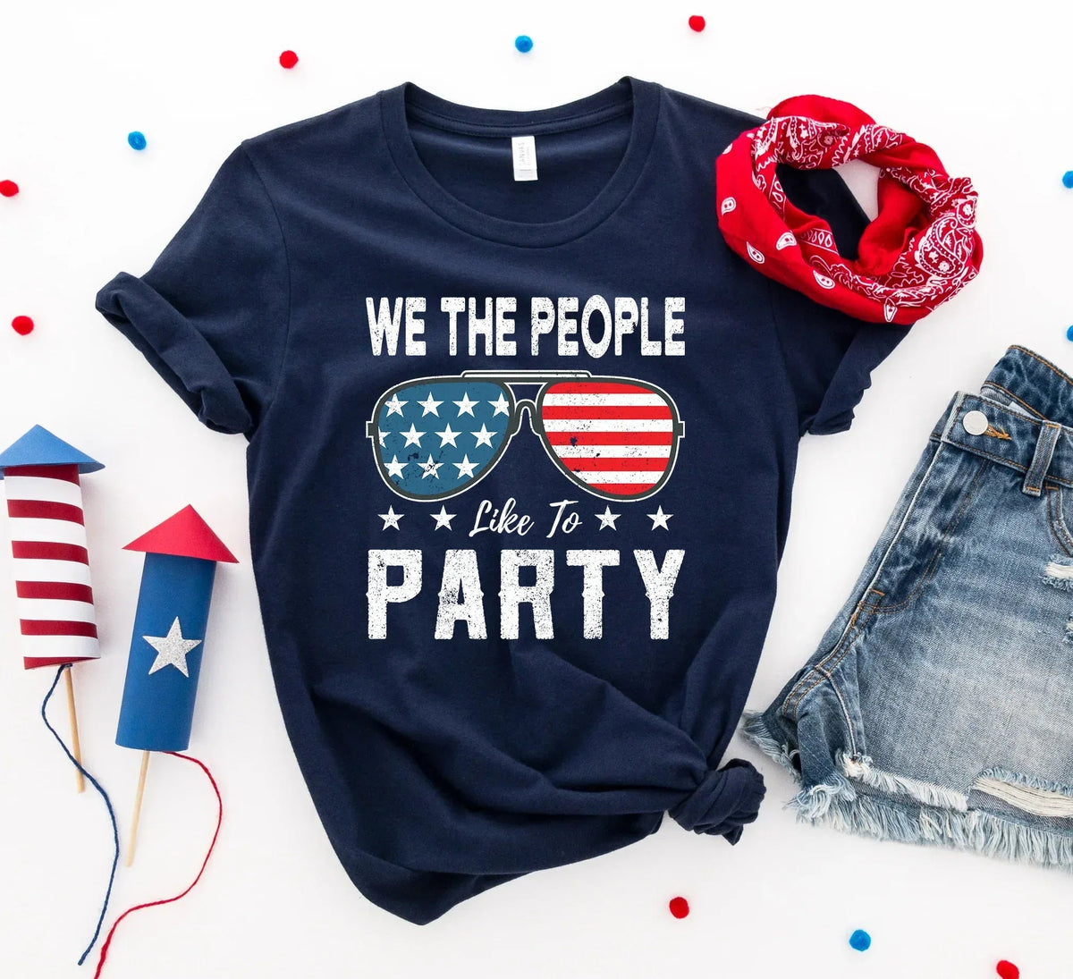 We the people like to party T-shirt - Snagva