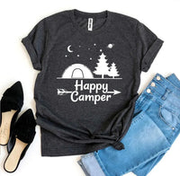 Happy Camper T-shirt - Snagva