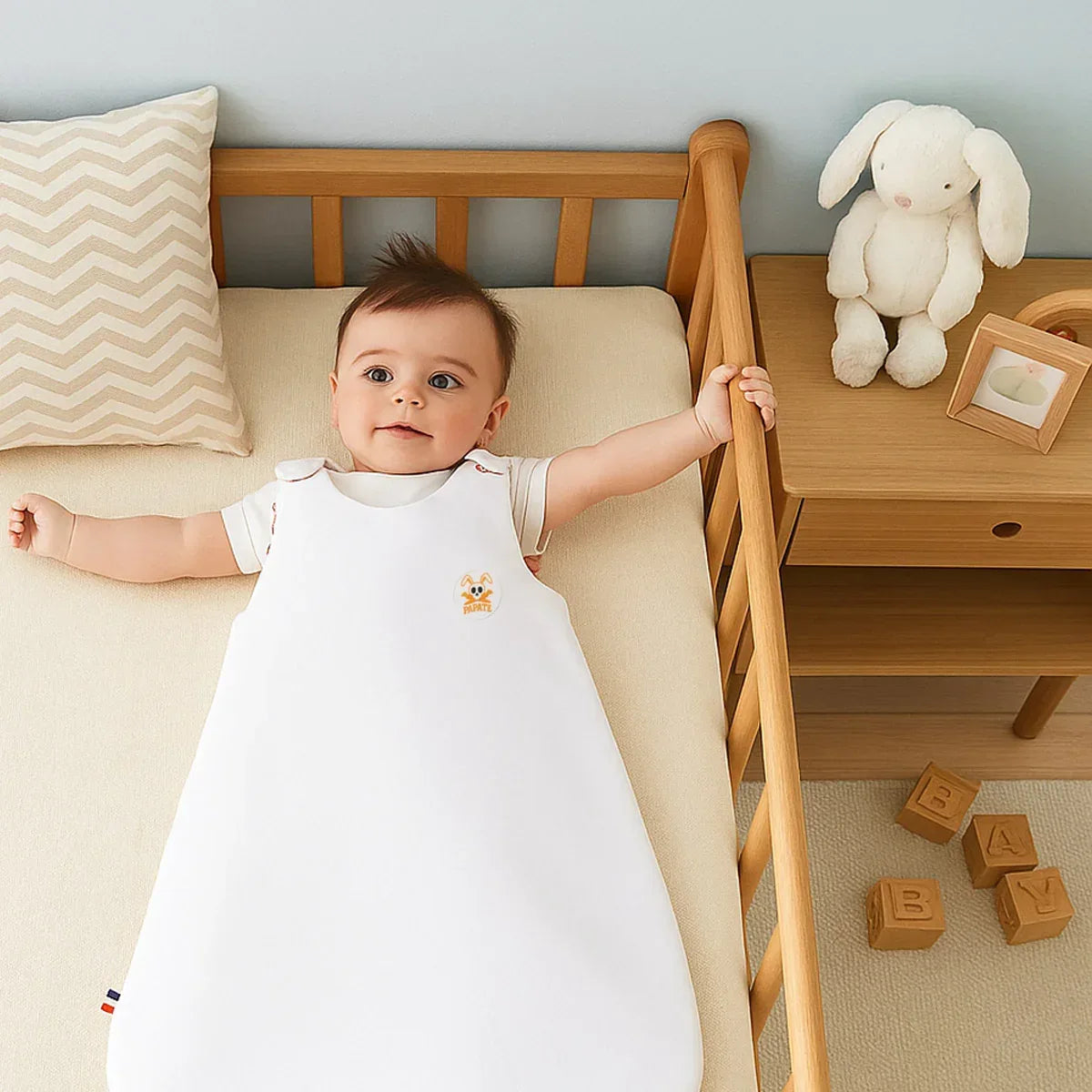 Organic Cotton Sleeping Bag - Saxe - Snagva