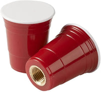 Red Cup Living Tire Valve Caps - Set of 2 - Snagva