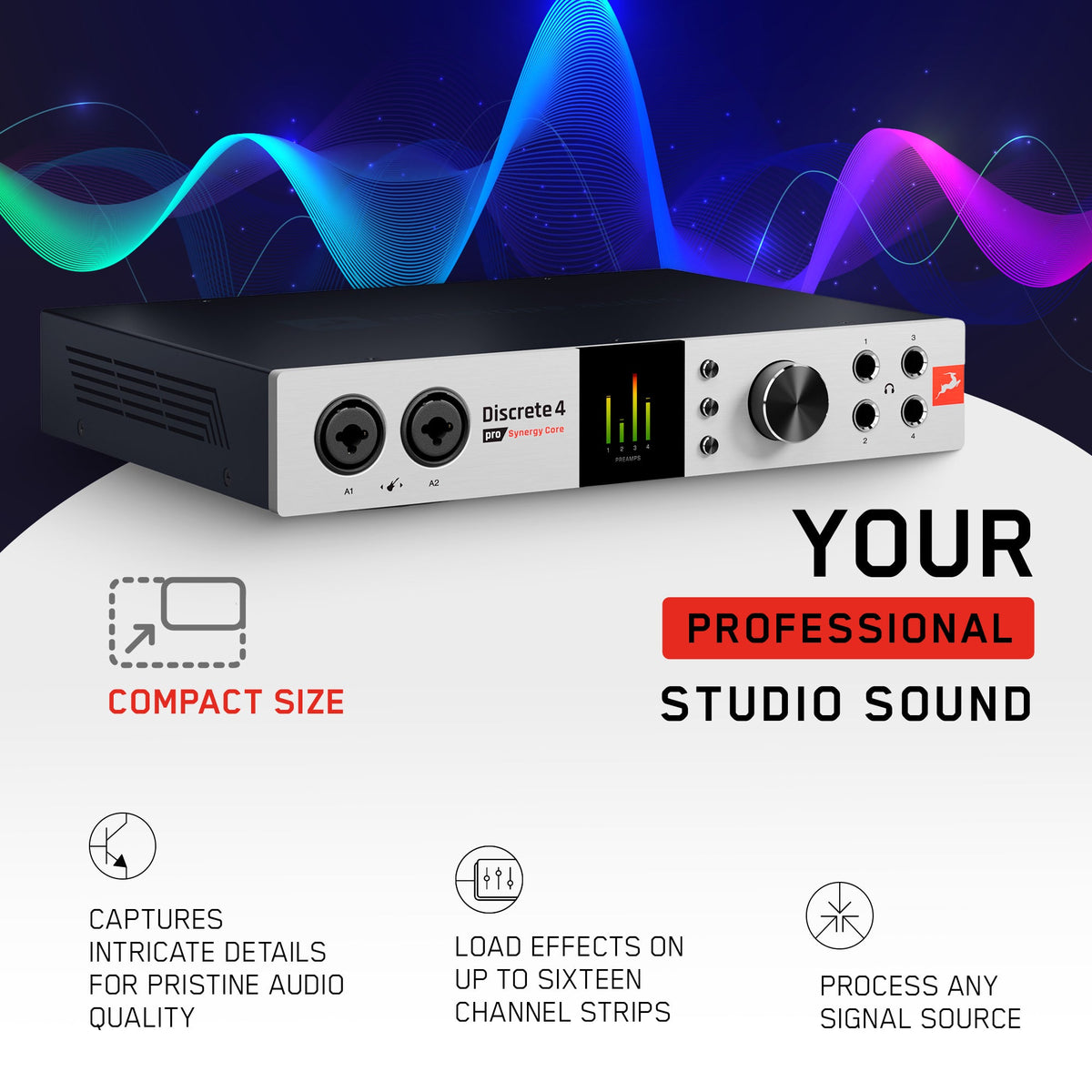 Antelope Audio - Discrete 4 Pro SC | USB & TB Audio Interface
