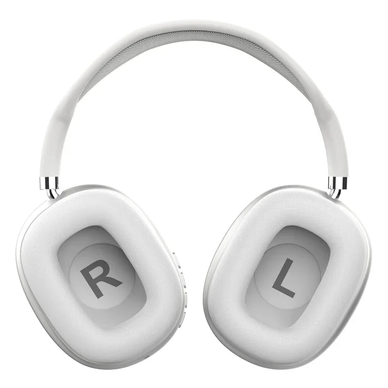 Diagram showing Bluetooth V5.0 and in-ear detect functions of wireless sports headphones.