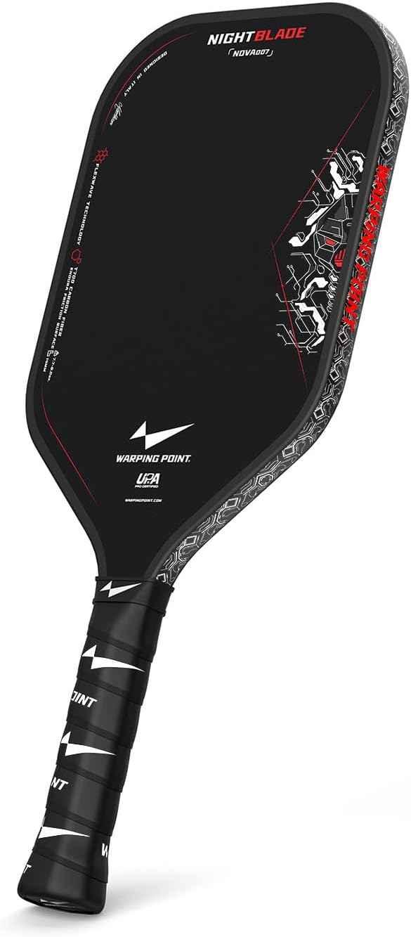 NightBlade Pickleball Paddle 16 mm High Performance Carbon Fiber Face