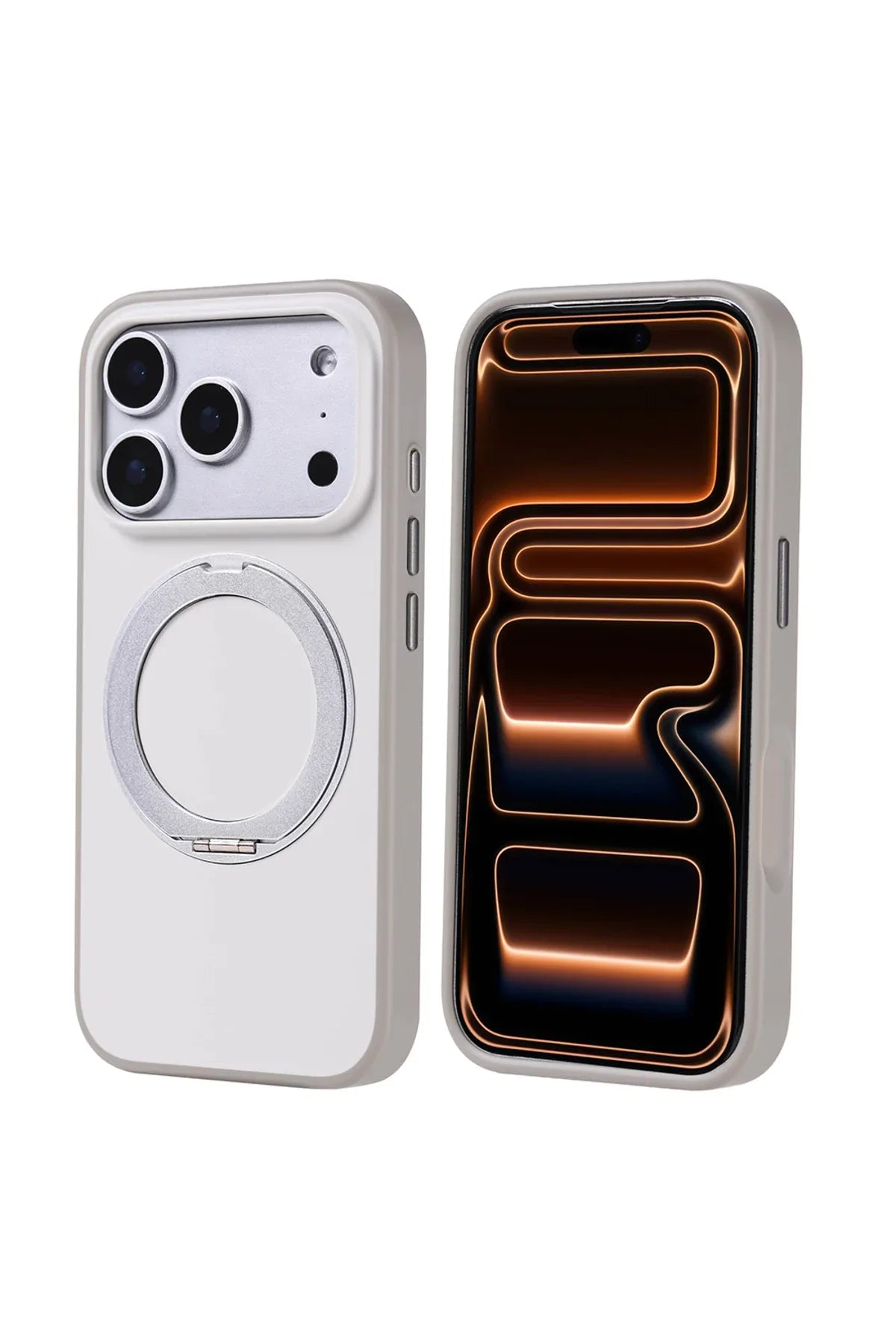 Back view of matte finish iPhone 17 Pro case emphasizing premium grip texture.