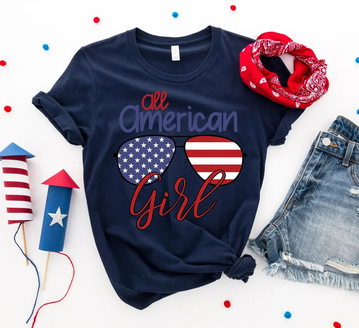All American Girl T-shirt - Snagva