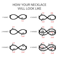 Mom Bracelet With Kids Names, Infinity Bracelet With Names,Mom Jewelry - Snagva