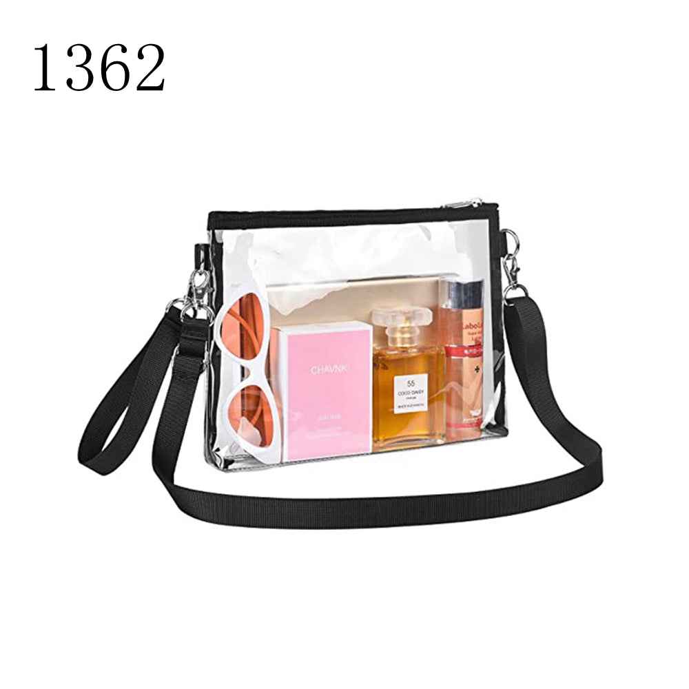Clear Bag Stadium Approved, Adjustable Strap Clear Crossbody Bag