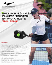 NightBlade Pickleball Paddle 16 mm High Performance Carbon Fiber Face