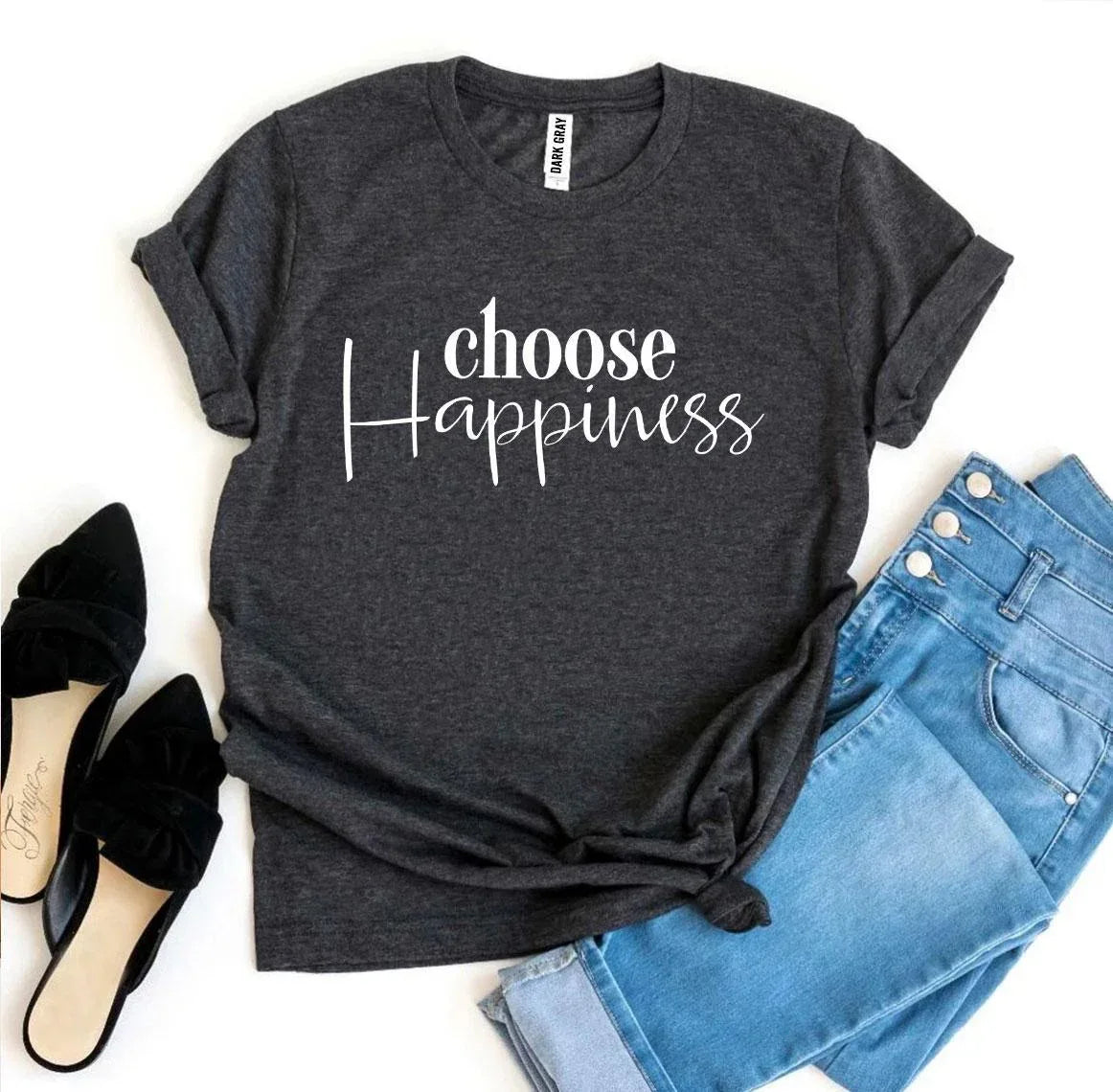 Choose Happiness T-shirt - Snagva