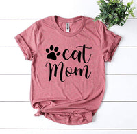 Cat Mom T-shirt - Snagva