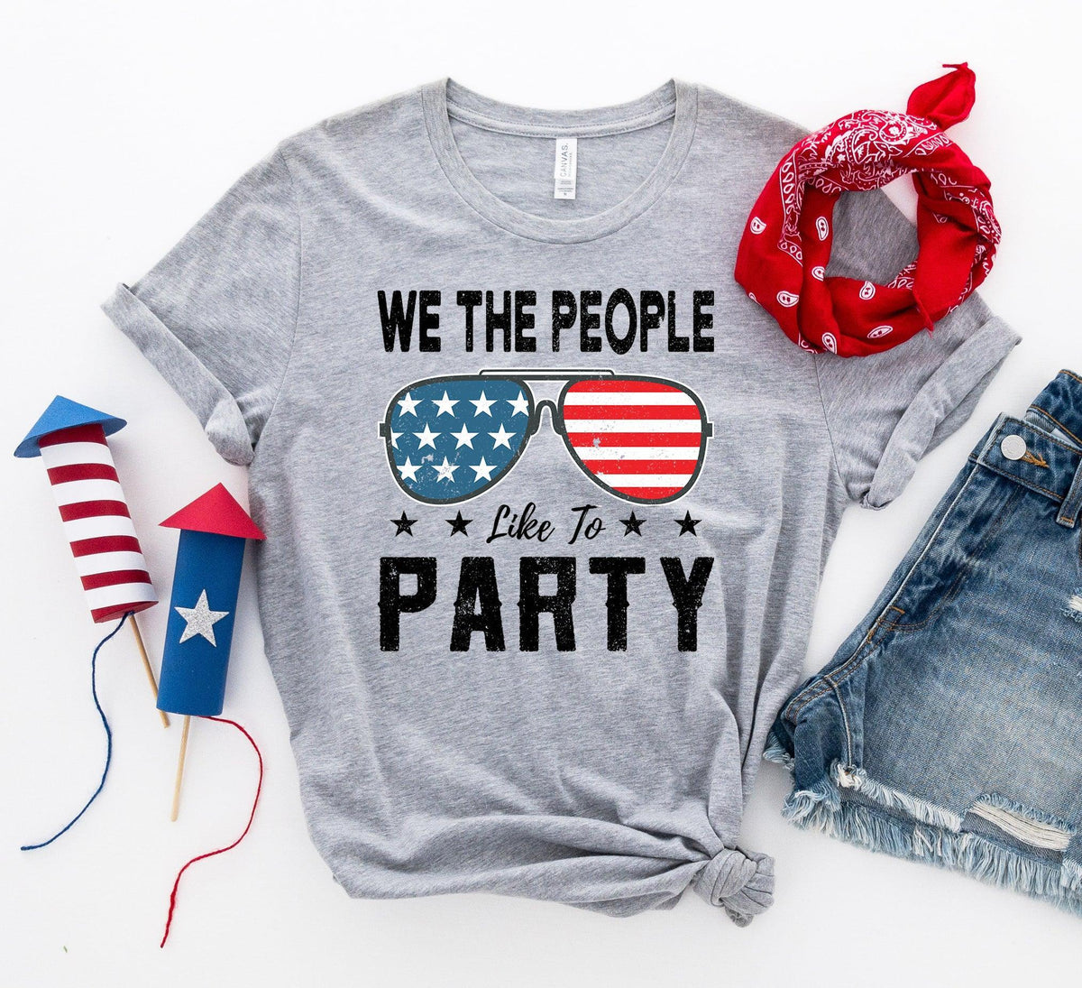 We the people like to party T-shirt - Snagva