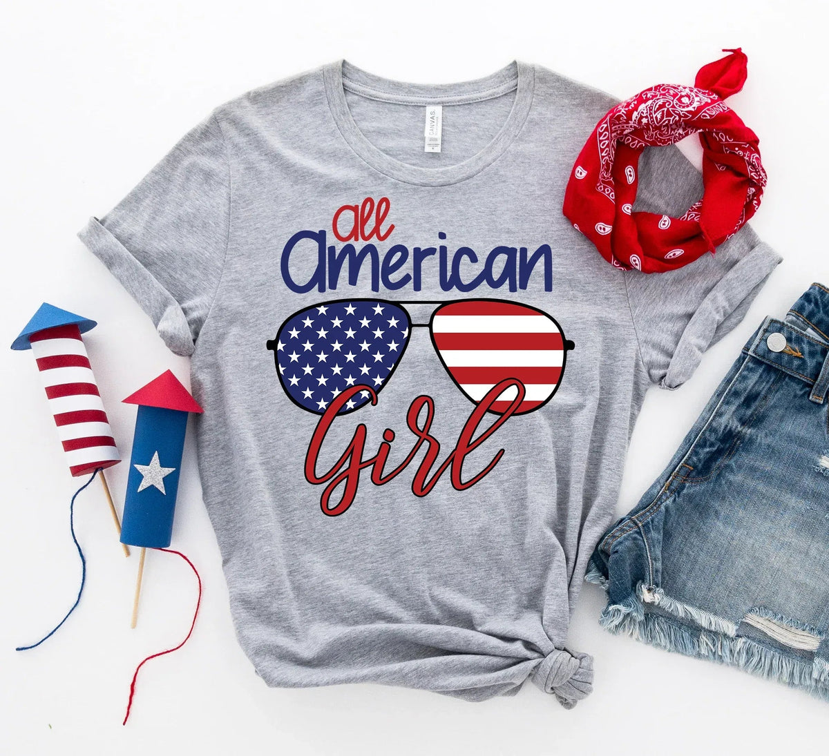 All American Girl T-shirt - Snagva