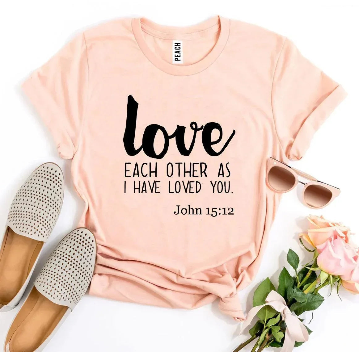 Love Each Other As I Have Loved You T-shirt - Snagva