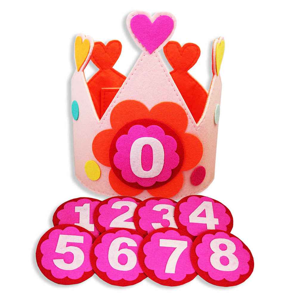 Pink party crown party had