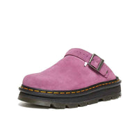 Suede Platform Mules - Womens Slip-On Clogs Comfortable Sandals