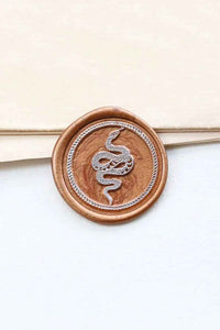 Snake wax Seal Stamp /Ravens Hugin wax seal Stamp/Munin Norse