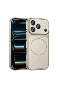 Back view displaying full camera protection on iPhone 17 Pro Max case in black.