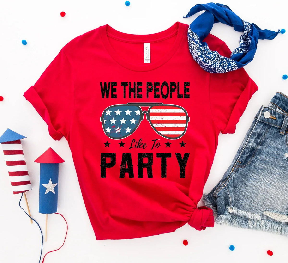 We the people like to party T-shirt - Snagva