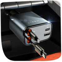 Retractable Car Charger [69W USB C Car Charger - Snagva