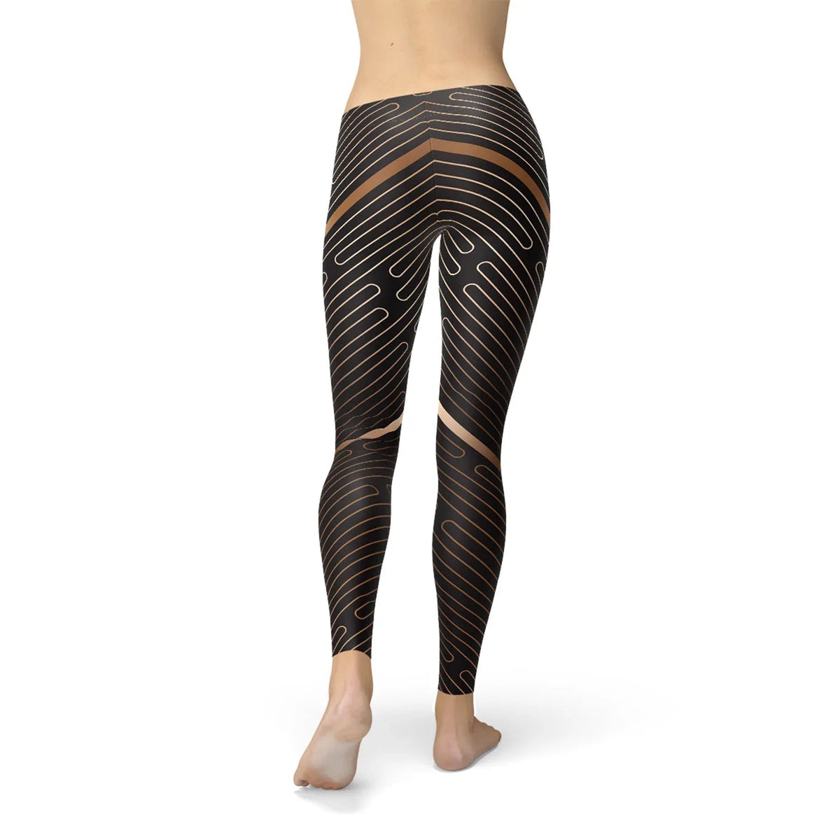 Graphic showing four-way stretch fabric technology with arrows indicating multidirectional flexibility