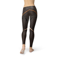 Graphic showing four-way stretch fabric technology with arrows indicating multidirectional flexibility