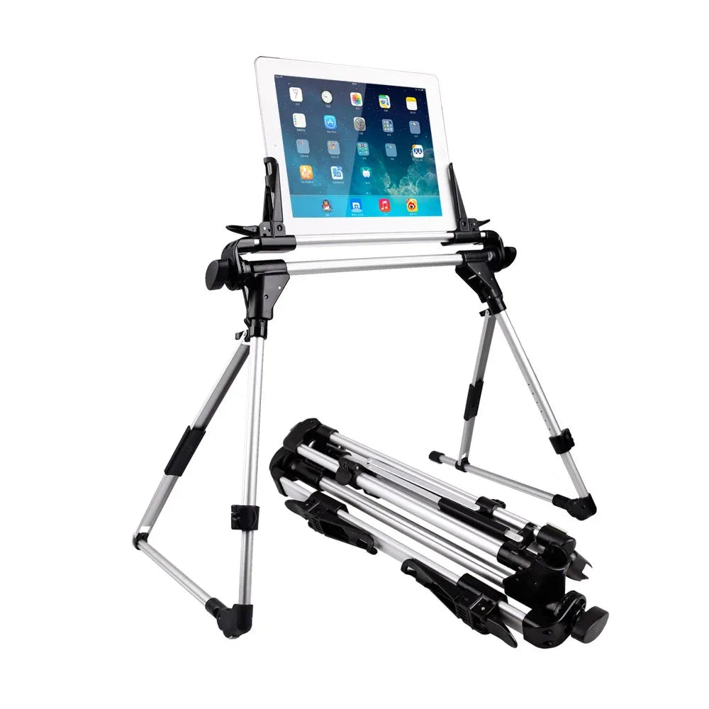 Person folding the portable bed holder with an adjustable handle for easy storage