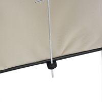 Close-up of PawHut playpen's durable 600D oxford cloth material and strong stitching.