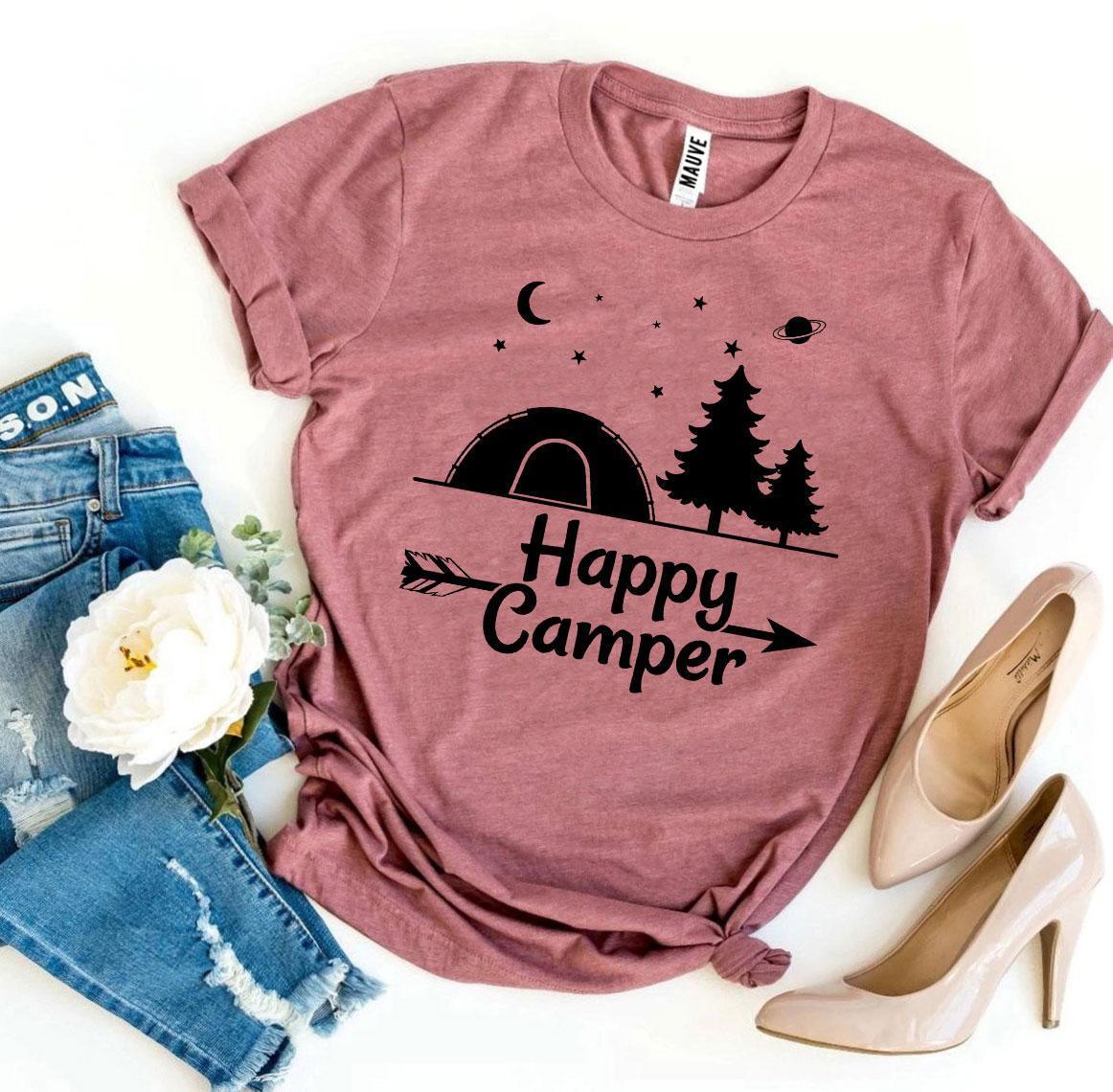 Happy Camper T-shirt - Snagva