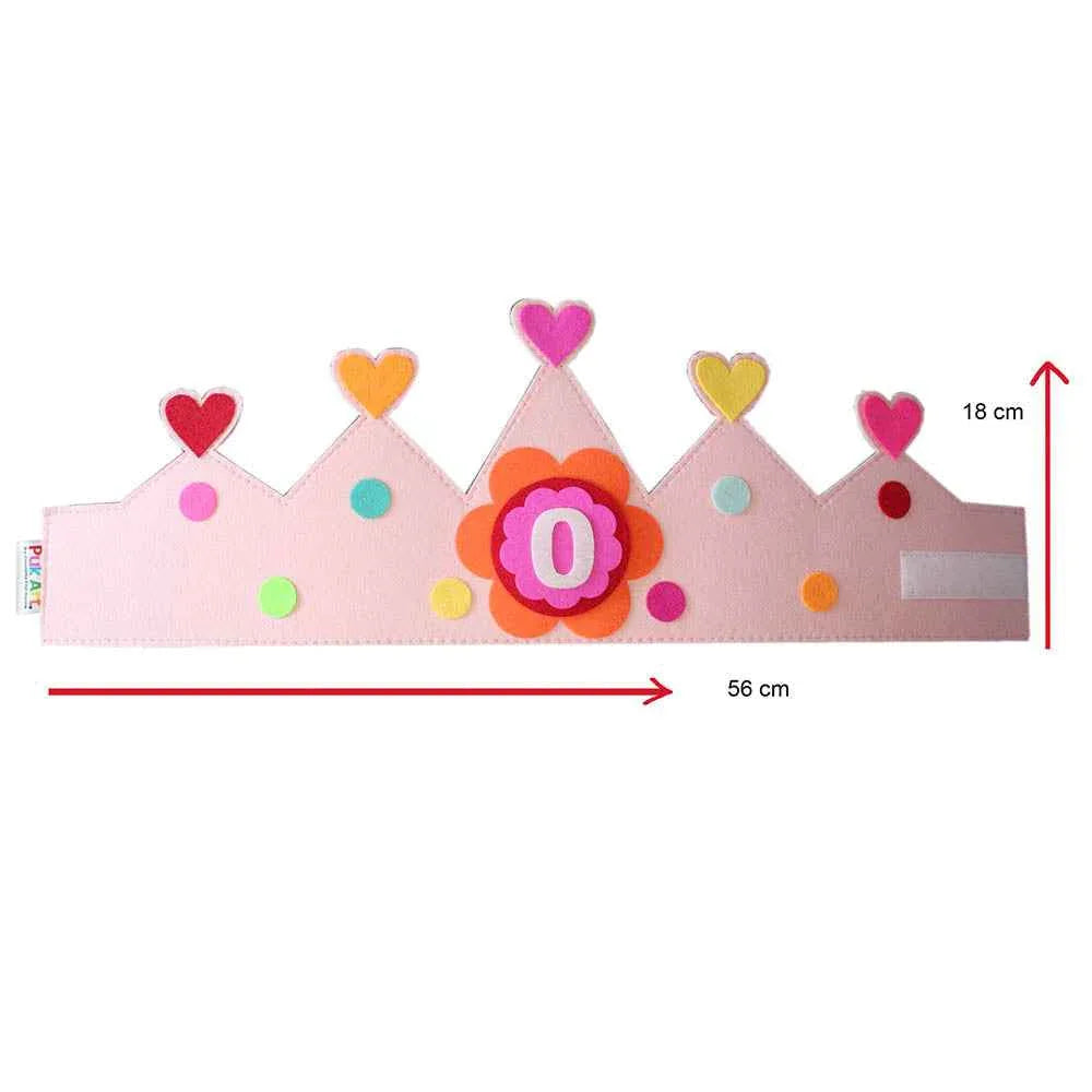 Pink party crown party had
