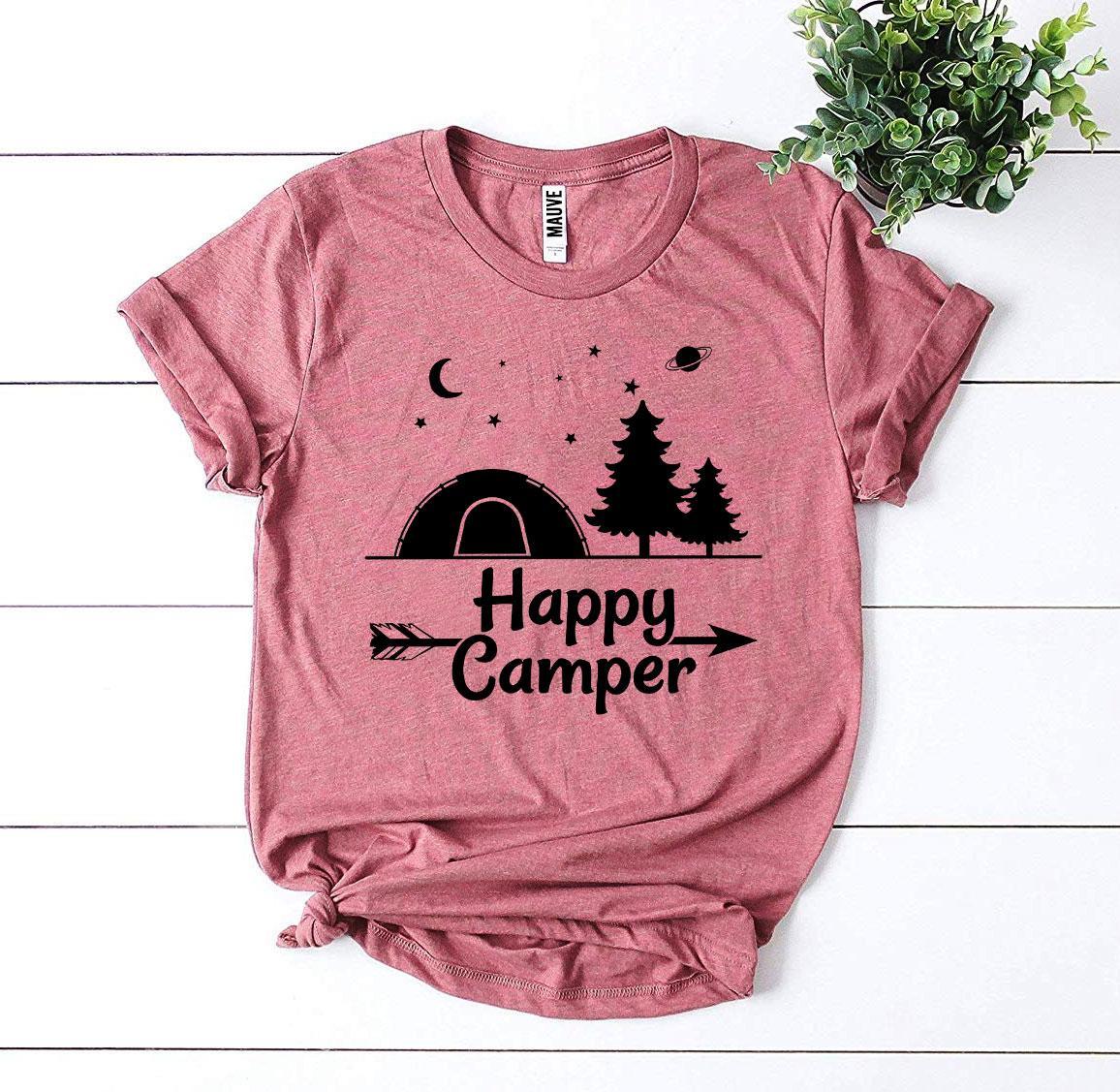 Happy Camper T-shirt - Snagva