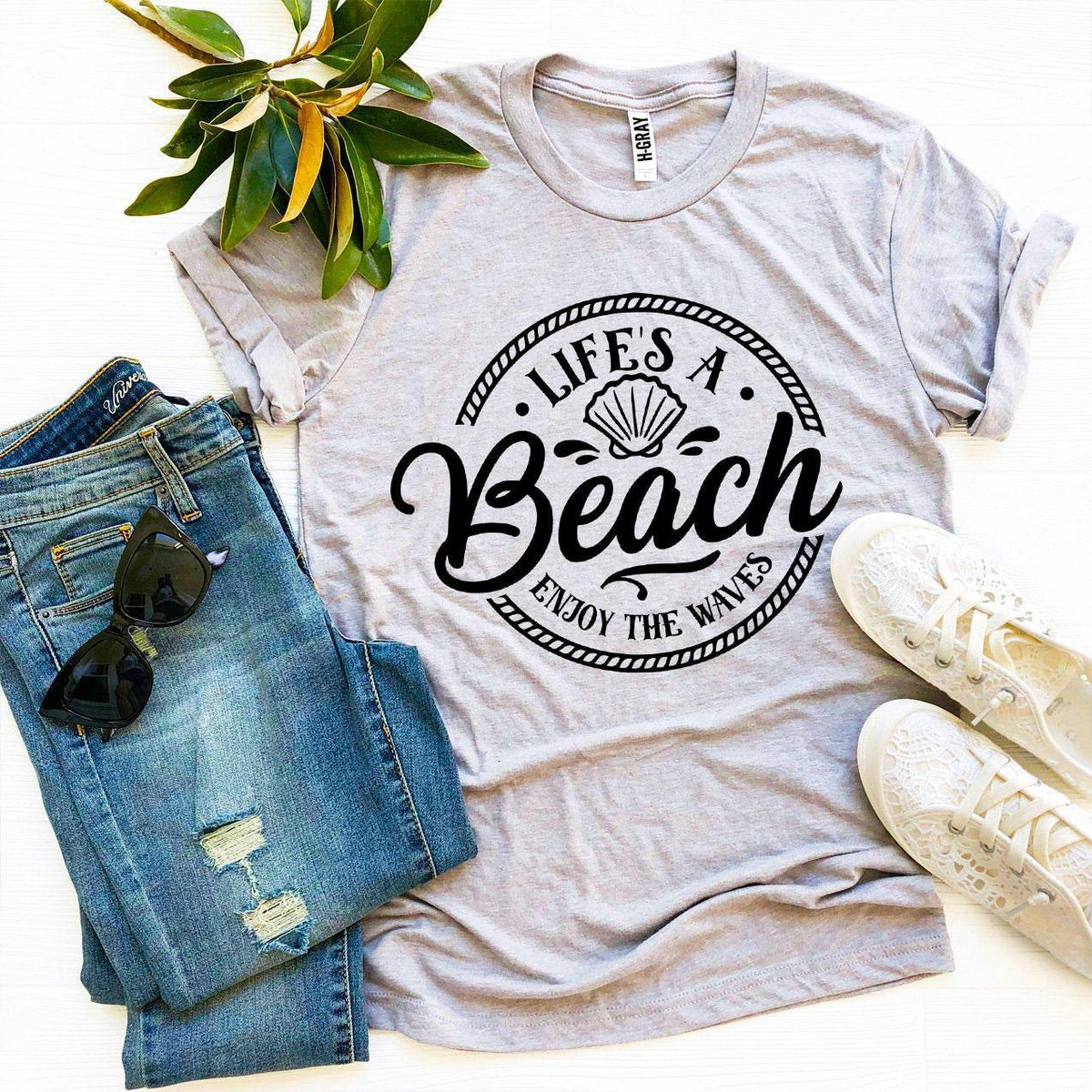 Life’s a Beach Enjoy The Waves T-shirt - Snagva