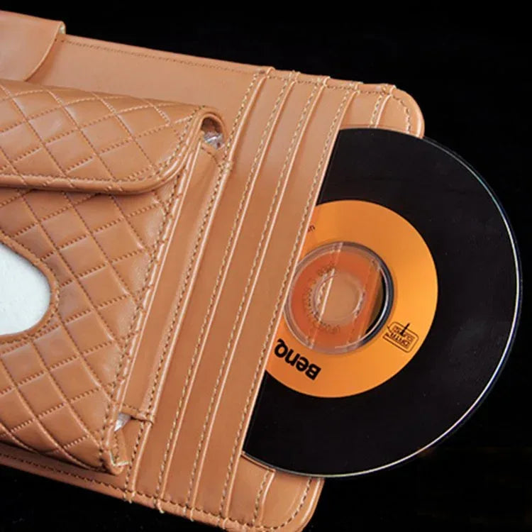 Leather Multifunction Car Visor Organizer - Snagva