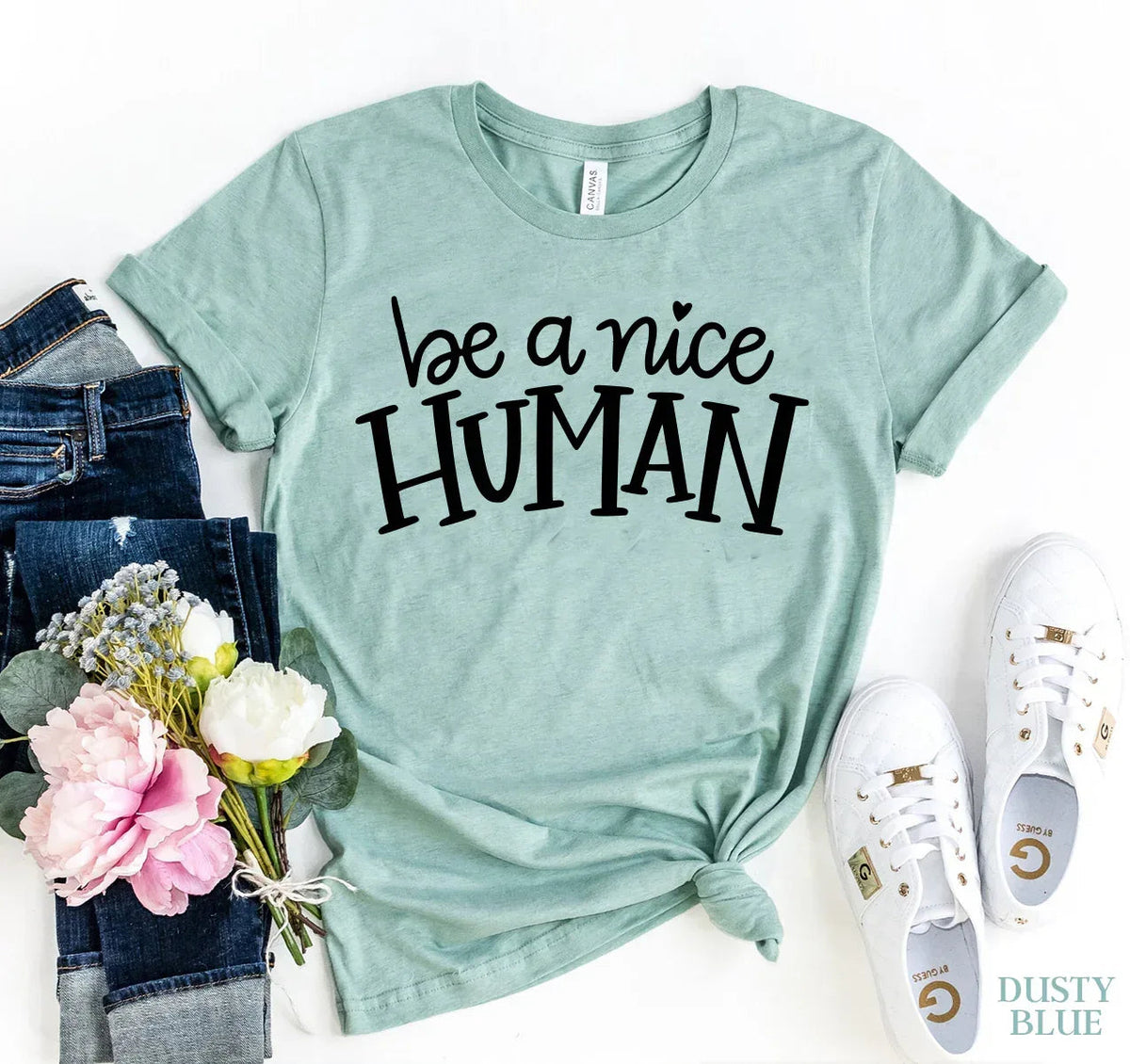 Be A Nice Human T-shirt - Snagva