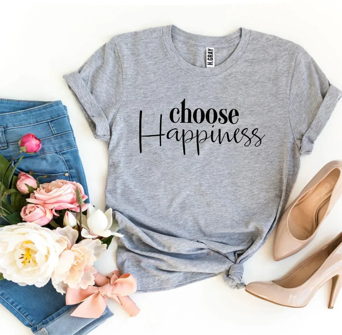Choose Happiness T-shirt - Snagva