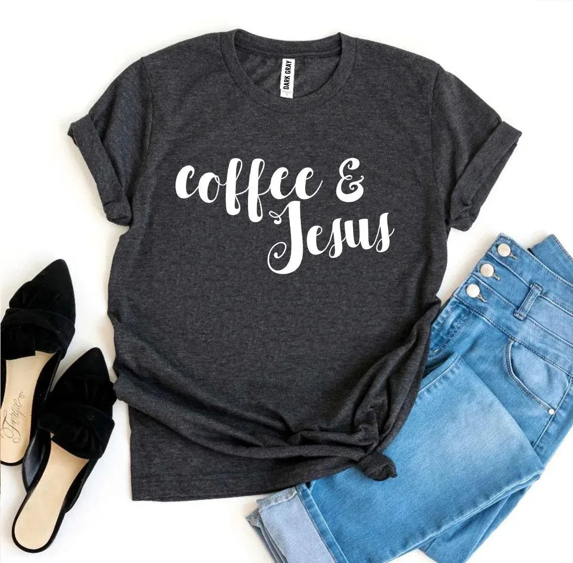 Coffee And Jesus T-shirt - Snagva