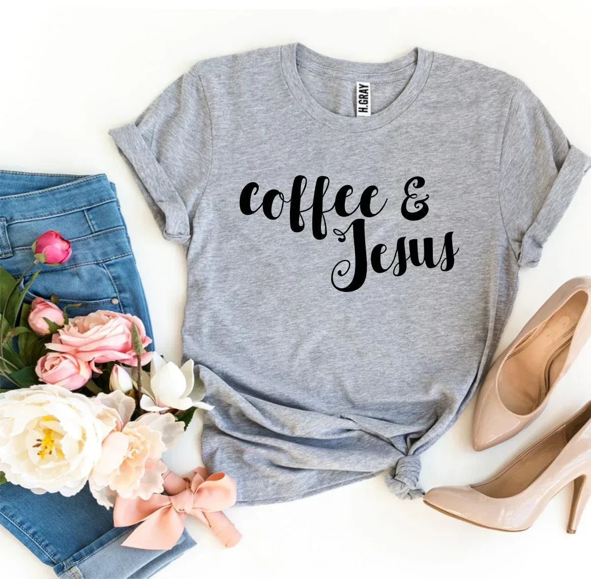 Coffee And Jesus T-shirt - Snagva