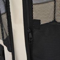 PawHut pet playpen folded and packed in its portable carrying bag for easy transport.