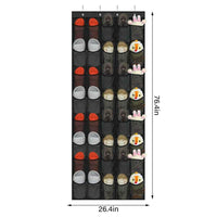 40 Pockets Over Door Hanging Shoe Storage Organizer Rack Holder Closet
