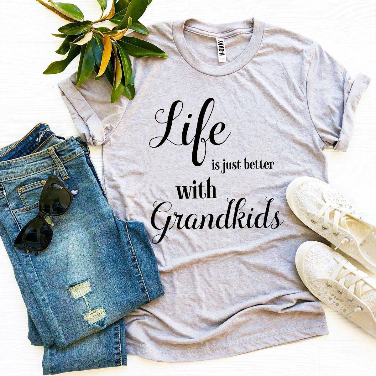 Life Is Just Better With Grandkids T-shirt - Snagva