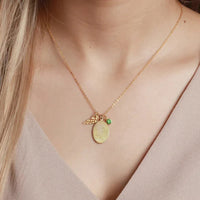 Fingerprint Necklace, Fingerprint Jewelry With Birthstone - Snagva