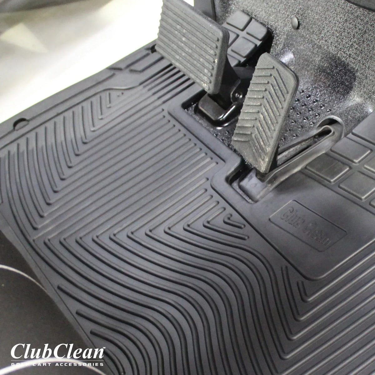Club Clean Rubber Cart Floor Mat - Snagva